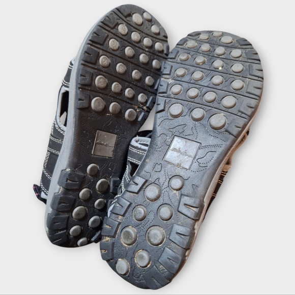 Eddie Bauer Women's Size 10 Black And Pink Sandals. - Picture 5 of 5